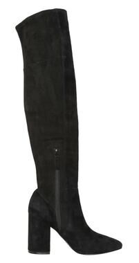 Cole Haan Women's Darla Otk Boot Over the Knee Black Suede W06087 Size 8.5 B